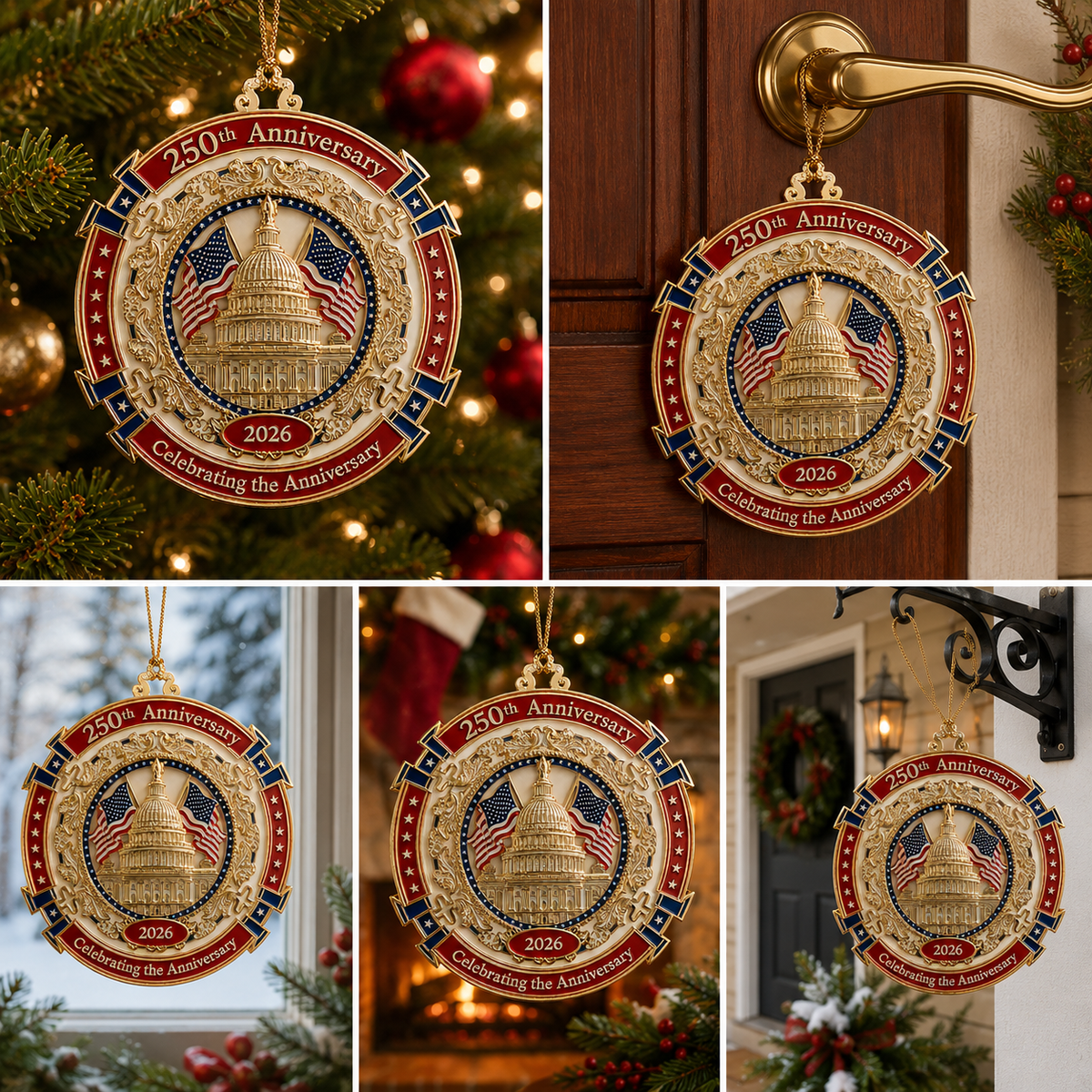 π₯250th Anniversary Commemorative Ornament β Capitol