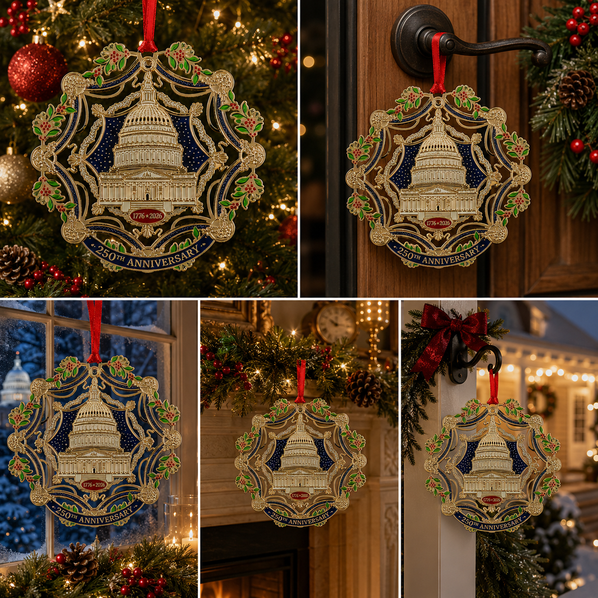 π₯250th Anniversary Commemorative Ornament β The Capitol