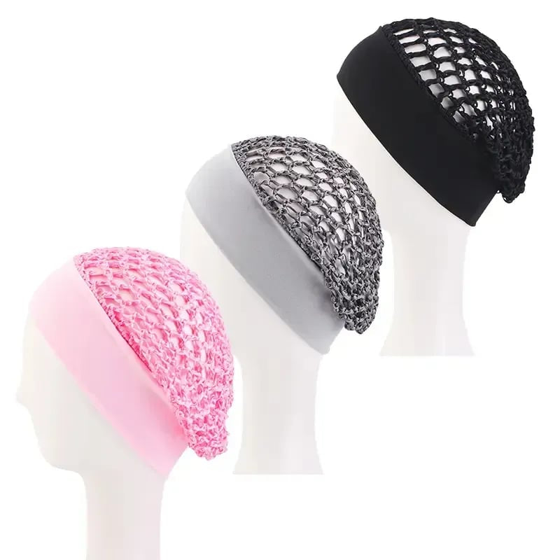 🌿 Gentle on Hair & Scalp! Breathable Elastic Mesh Hair Net Cap 🎀
