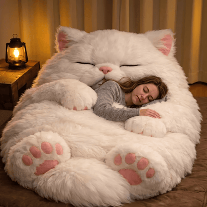 🔥Hot Sale 49% off🌟🐱 Fluffy cat sleeping bag – Soft, Warm & Purrfectly Cozy😴💤