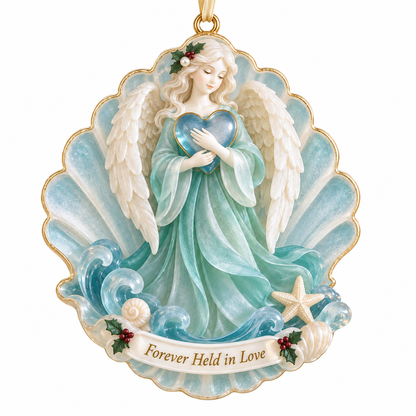Coastal Angel Christmas Ornament