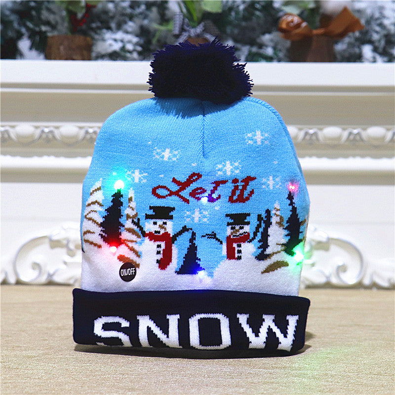 🎁2022 EARLY CHRISTMAS SALE - CHRISTMAS LED LIGHT KNITTED BEANIES