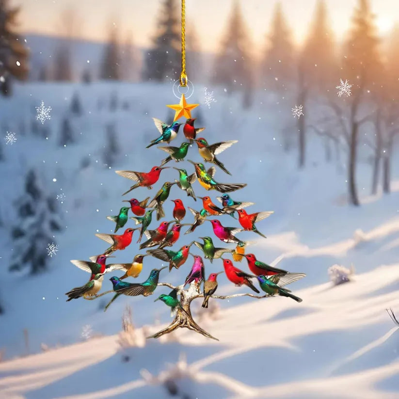 🐦2026-new-release-49-off🎄Hummingbird Christmas 3D Ornament