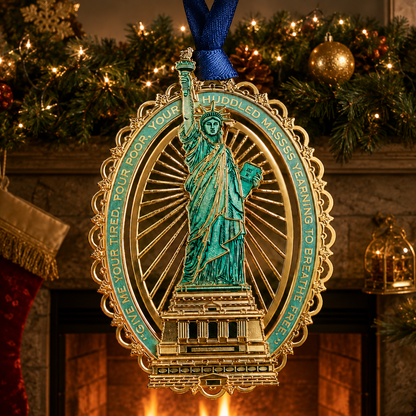 🔥250th Anniversary Statue of Liberty Christmas Tree Ornament