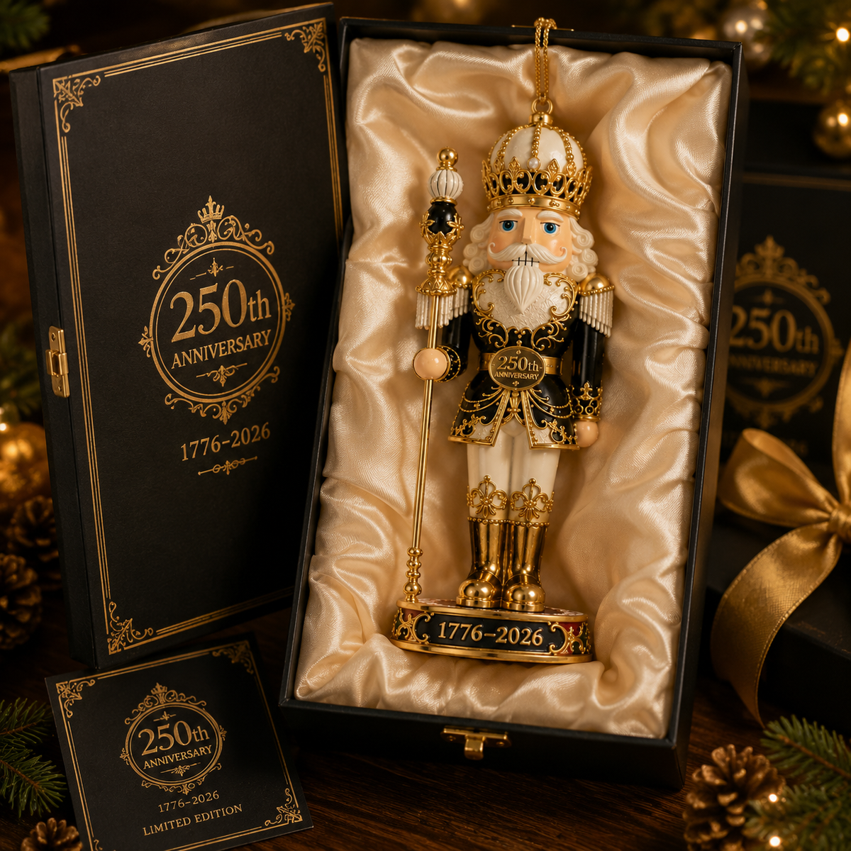 ✨2026 America 250th Anniversary Imperial Nutcracker King Ornament