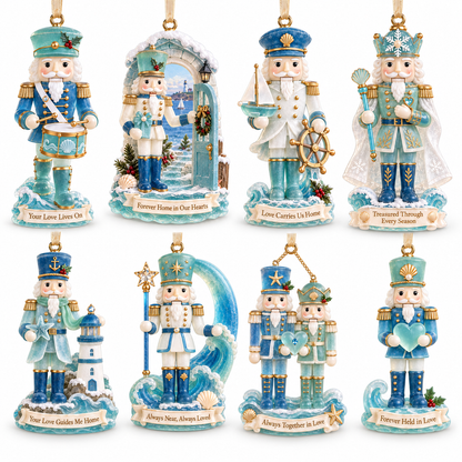 Coastal Nutcracker Christmas Ornament