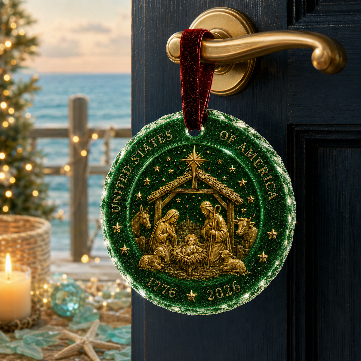 Celebrate 250 Years of America 🇺🇸 | 2026 250th Anniversary Christmas Ornament – A Meaningful Patriotic Keepsake & Holiday Gift