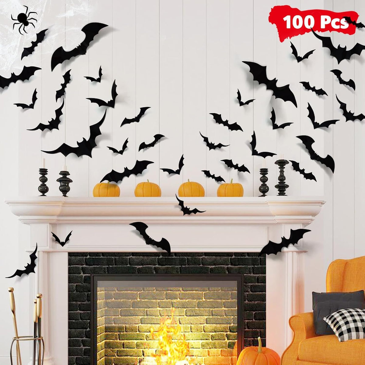 135Pcs Christmas Decorations Window Clings Snowflakes Window Decals