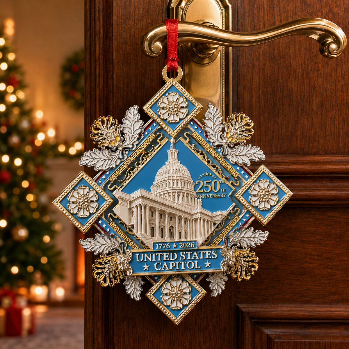 🔥250th Anniversary Commemorative Ornament – UNITED STATESCAPITOL