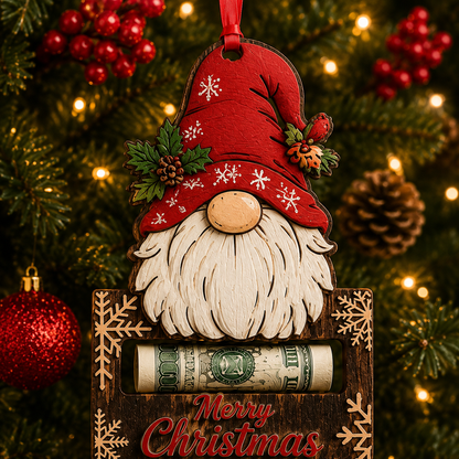 Christmas Cash Gift Ornament | Money Holder Tree Decoration 10 Styles