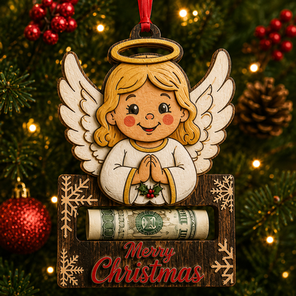 Christmas Cash Gift Ornament | Money Holder Tree Decoration 10 Styles