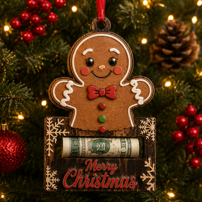Christmas Cash Gift Ornament | Money Holder Tree Decoration 10 Styles