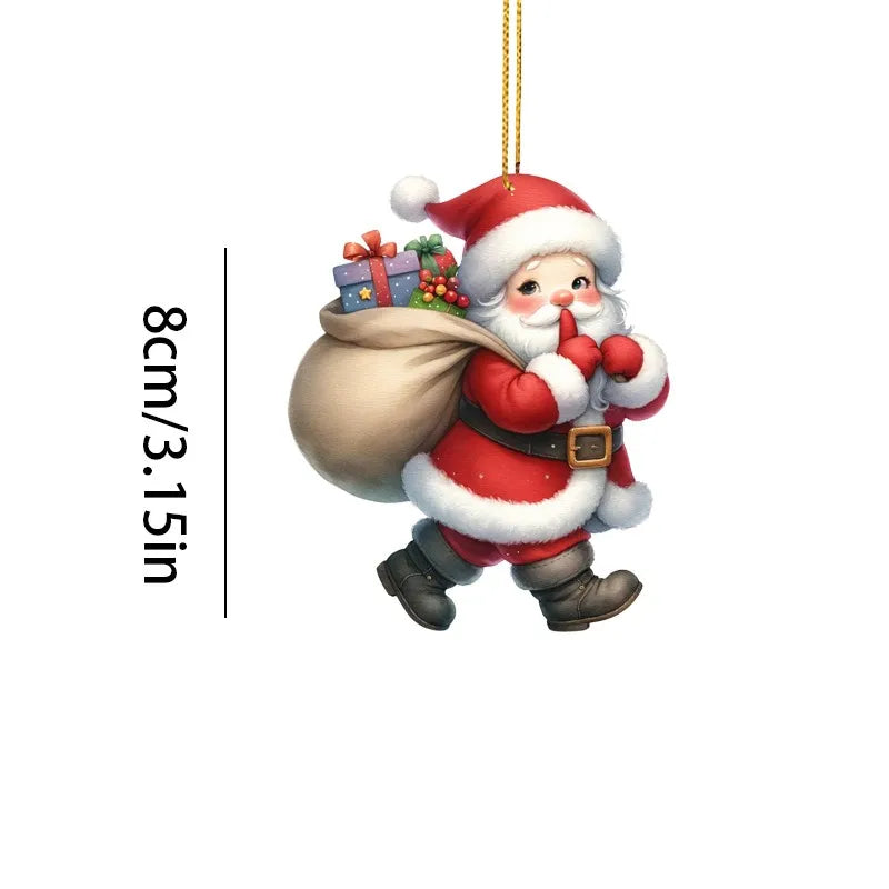 2026 New Christmas Tree Decoration Santa Claus Decoration