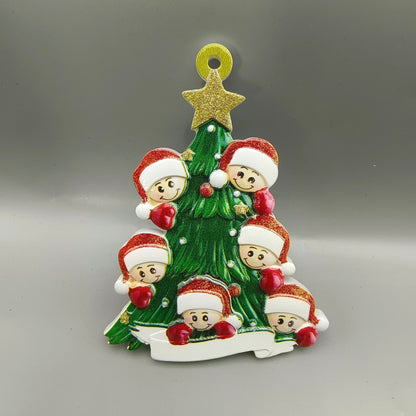 Christmas pendant-five-pointed star cute little man