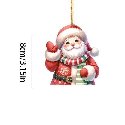 2024 New Christmas Tree Decoration Santa Claus Decoration