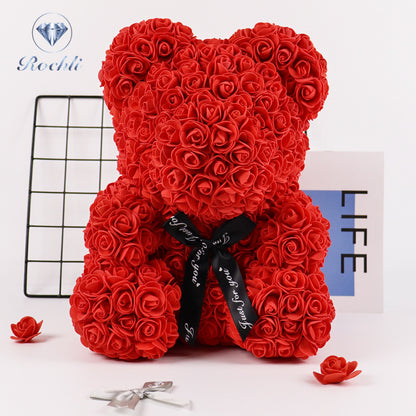 🎄Exclusive Christmas 60% discount🎄Preserved flower rose bear gift