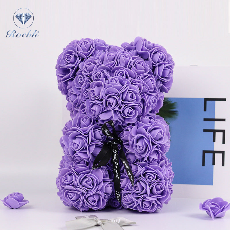 🎄Exclusive Christmas 60% discount🎄Preserved flower rose bear gift