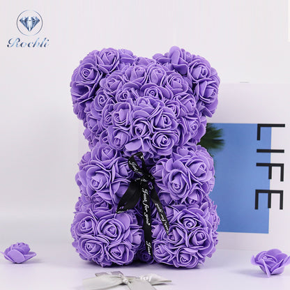 🎄Exclusive Christmas 60% discount🎄Preserved flower rose bear gift