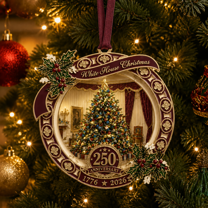 250th Anniversary White House Christmas Tree Ornament – Limited Edition Collectible