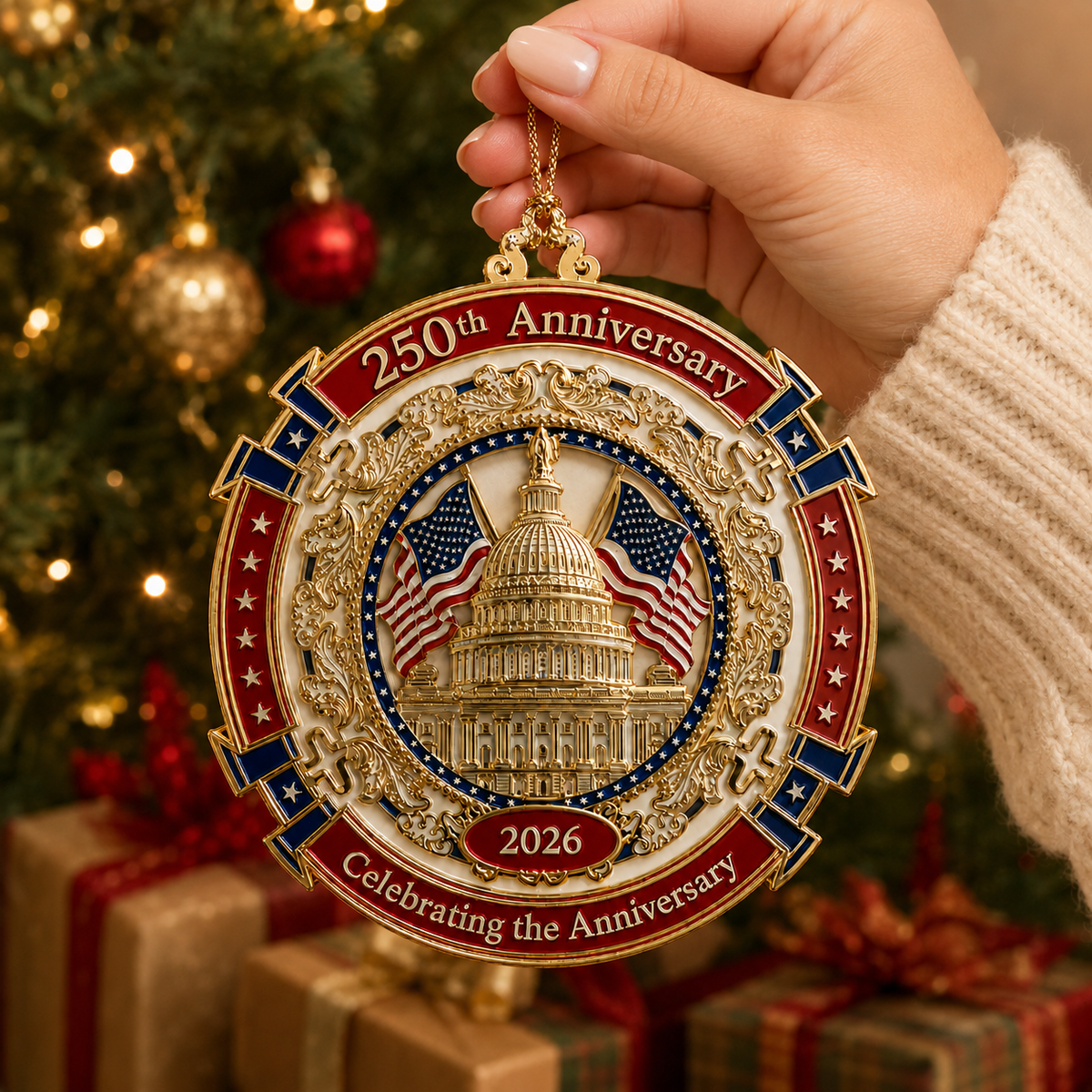 🔥250th Anniversary Commemorative Ornament –  Capitol