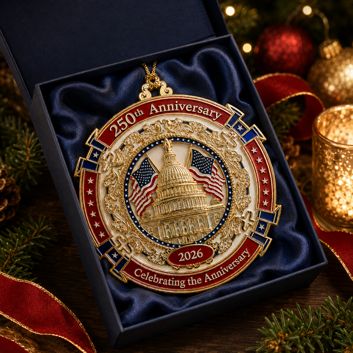 🔥250th Anniversary Commemorative Ornament –  Capitol