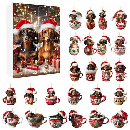 2024 Christmas Dachshund Advent Calendar