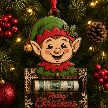 Christmas Cash Gift Ornament | Money Holder Tree Decoration 10 Styles