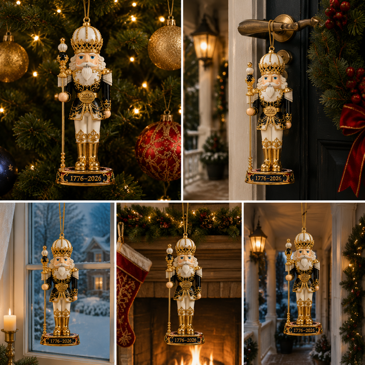 ✨2026 America 250th Anniversary Imperial Nutcracker King Ornament